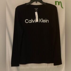 Calvin Klein Women's Black Long Sleeve Tee